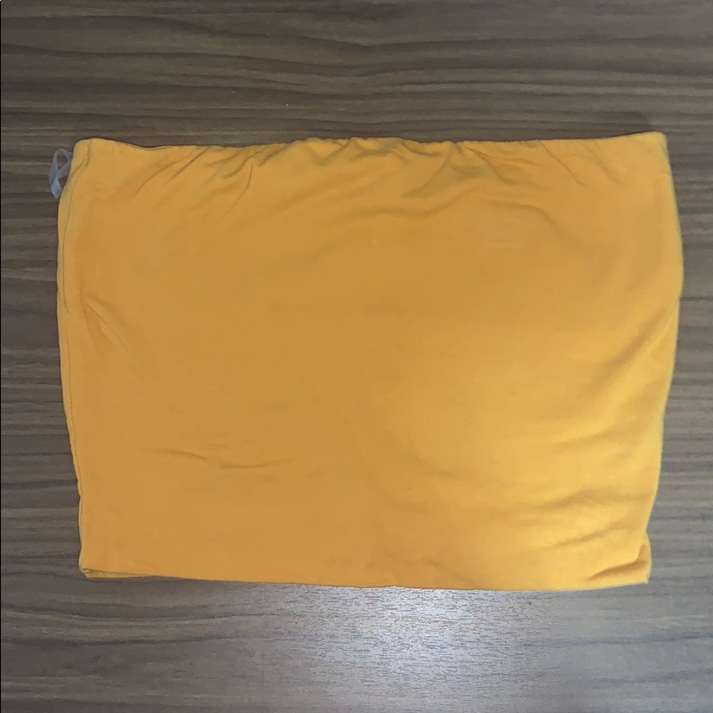 Mustard Yellow Crop Top